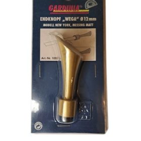 Wega antik réz végzáró 12mm-es karnisrúdra