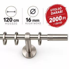 16 mm Inox komplett Sigma karnis, AKCIÓS 120cm