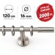 16 mm Inox komplett Sigma karnis, AKCIÓS 120cm