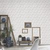 Carat halványdrapp alapon platina hullámos mintás tapéta 10063-14
