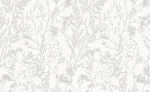 Charisma fehér virágos tapéta 10251-01