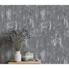Szürke-ezüst elegánsan csillogó beton mintás tapéta 10273-10