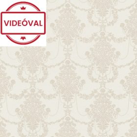  Versailles drapp-bézs klasszikus barokk mintás selyem tapéta 10287-02