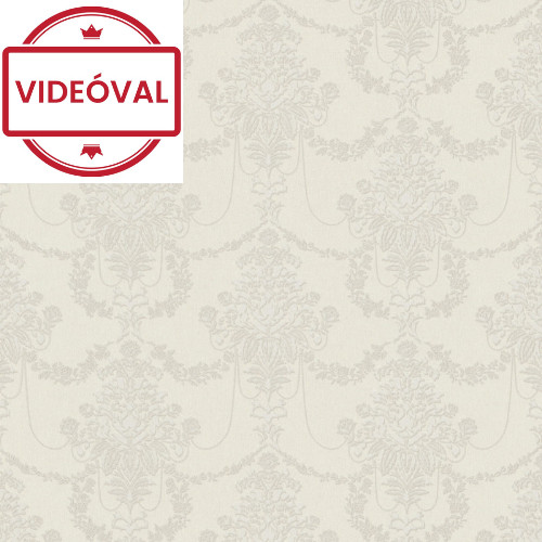 Versailles drapp klasszikus barokk mintás tapéta 10287-14