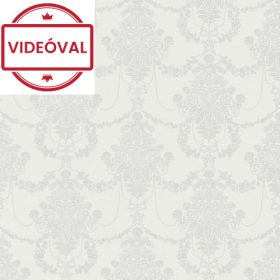   Versailles drapp alapon szürke klasszikus barokk mintás selyem tapéta 10287-31
