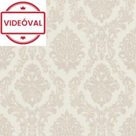   Versailles bézs árnyalatú klasszikus barokk mintás selyem tapéta 10288-02