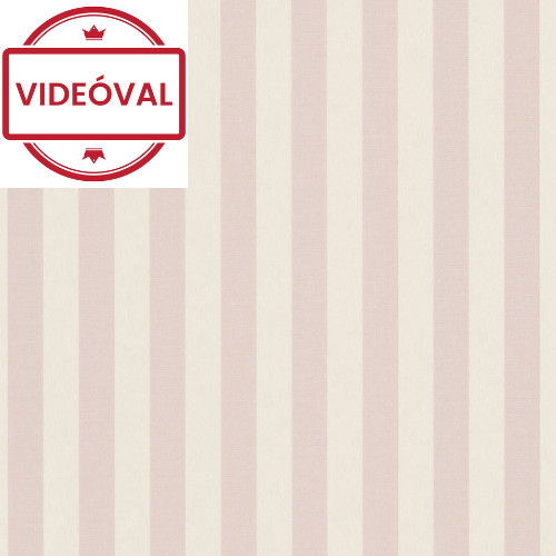 Versailles drapp-rózsaszín csíkos selyem tapéta 10290-05