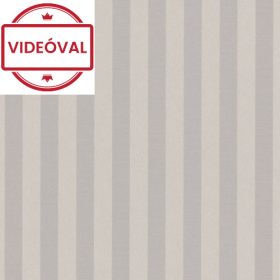   Versailles szürke-drapp klasszikus csíkos selyem tapéta 10290-37