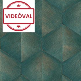   Fashion for Walls 4 zöld arany 3D geometria mintás tapéta 10370-19