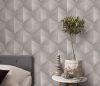 Fashion for Walls 4 taupe 3D geometria mintás tapéta 10370-38