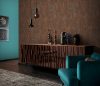 Fashion for Walls 4 bronzbarna türkiz kék beton hatású tapéta 10375-19
