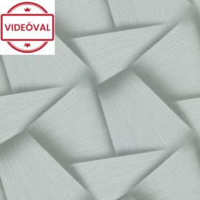   Spotlight NEW zöld egymásba fonódó 3D háromszög mintás tapéta 10401-24