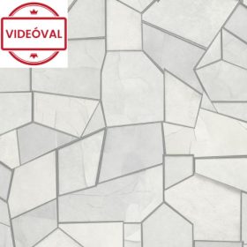   Elle 4. fehér-szürke-ezüst 3D kő mintás tapéta 10445-31