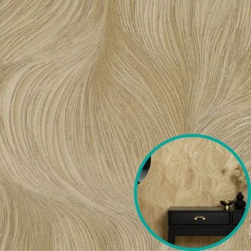 Erismann 10522-30 tapéta - arany Finom textúrájú grafikus minta
