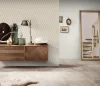 Erismann 10523-02 tapéta - bézs selymes hullámtextúra