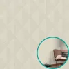Erismann 10524-02 tapéta - világosbarna geometrikus hálóminta