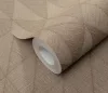 Erismann 10524-11 tapéta - dohánybarna geometrikus hálóminta 