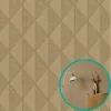 Erismann 10524-20 tapéta - barna geometrikus hálóminta