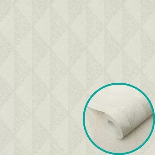 Erismann 10524-38 tapéta - drapp/barna geometrikus hálóminta