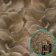 Erismann 10527-11 tapéta - barna/metál lágyan hullámos virágszirmok