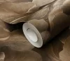 Erismann 10527-11 tapéta - barna/metál lágyan hullámos virágszirmok