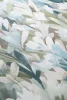 Erismann Pure Harmony 10586-07 Absztakt virágmintás kék-zöld tapéta