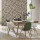 Erismann Pure Harmony 10586-11 Absztrakt virágmintás barna-kék vlies tapéta