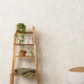   Erismann Pure Harmony 10587-02 drapp csillogó levél mintás tapéta