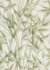 Erismann Pure Harmony 10587-07 zöld csillogó levél mintás tapéta