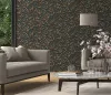 Erismann Pure Harmony 10587-47 antracit/barna csillogó levél mintás tapéta