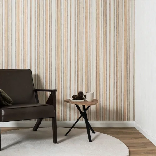 Erismann Pure Harmony 10588-32 drapp/barna csíkos tapéta