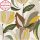 Dolce Vita drapp alapon sárga-barna-zöld tulipán mintás tapéta 11230702