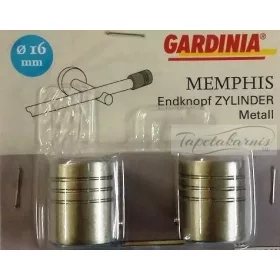 Memphis végzáró fekete vagy ezüst 16mm