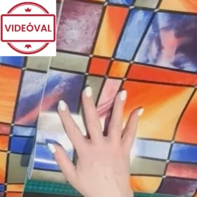   Gekkofix/Venilia barcelona multi coloured 11803 színes üvegfólia kifutó 