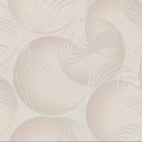Bézs-arany kör és hullám mintás tapéta 12240498-61
