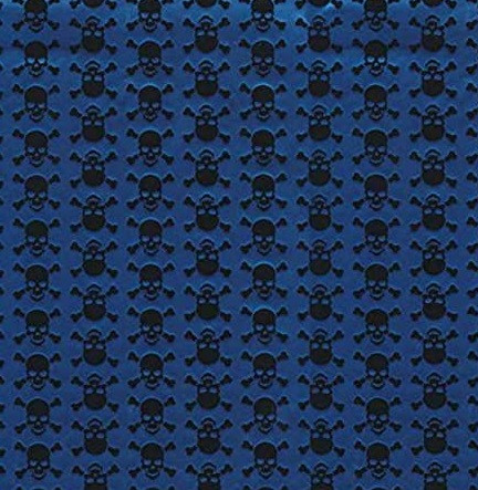 Kék koponyás öntapadós fólia 12651 KIFUTÓ