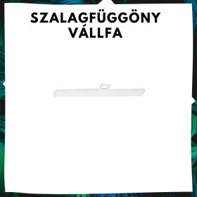 Szalagfüggöny vállfa 127mm-es lamellákhoz