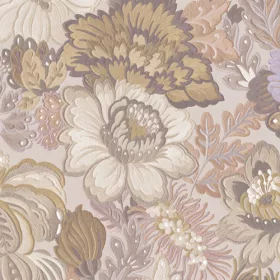 Tahiti púder hímzett virág mintás tapéta 13359