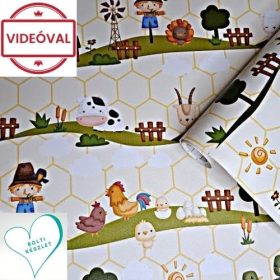 Farm mintás öntapadós fólia 14045 KIFUTÓ