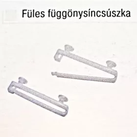 Füles függönycsúszka