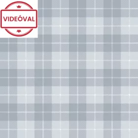 Happy fehér-kék skót kockás tapéta 14873