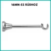 Klasszik szimpla karnisrúdtartó inox