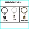 Fém karika fém csipesszel réz antik