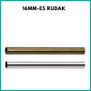 16mm matt króm, inox vagy antik réz színű fém rúd