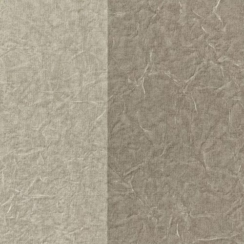 Barna-drapp színű gyűrt csíkos mintás tapéta 1980-109