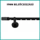Landhouse 19mm belső csúszású fém karnis fekete ROYAL véggel 240cm