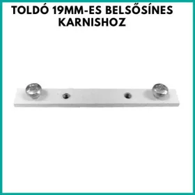 Toldó 19mm-es belsősínes karnishoz