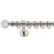Landhouse 19mm fém karnisgarnitúra inox Akvamarin véggel