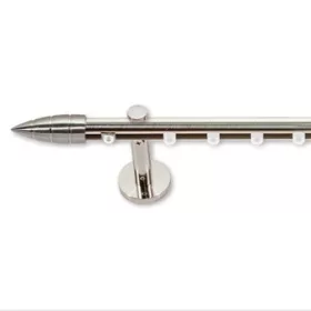   Landhouse 19mm belső csúszású fém karnis inox Bullet véggel