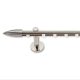 Landhouse 19mm belső csúszású fém karnis inox Bullet véggel